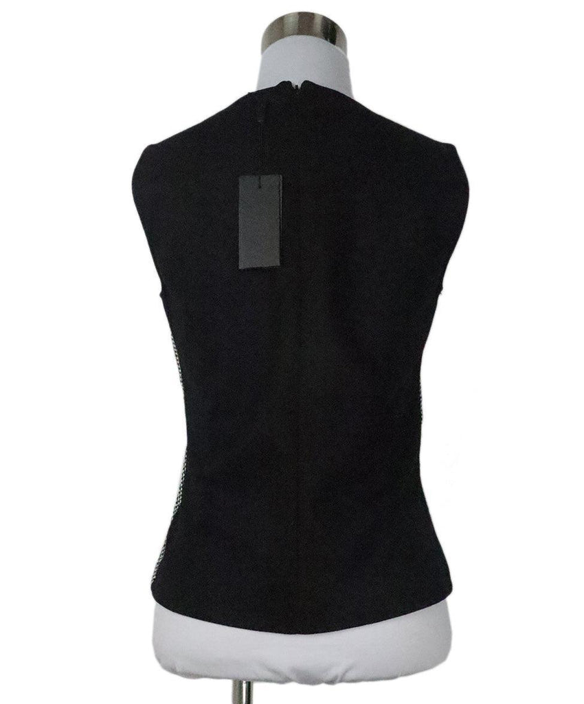 Derek Lam B&W Plaid Wool Top sz 6 - Michael's Consignment NYC