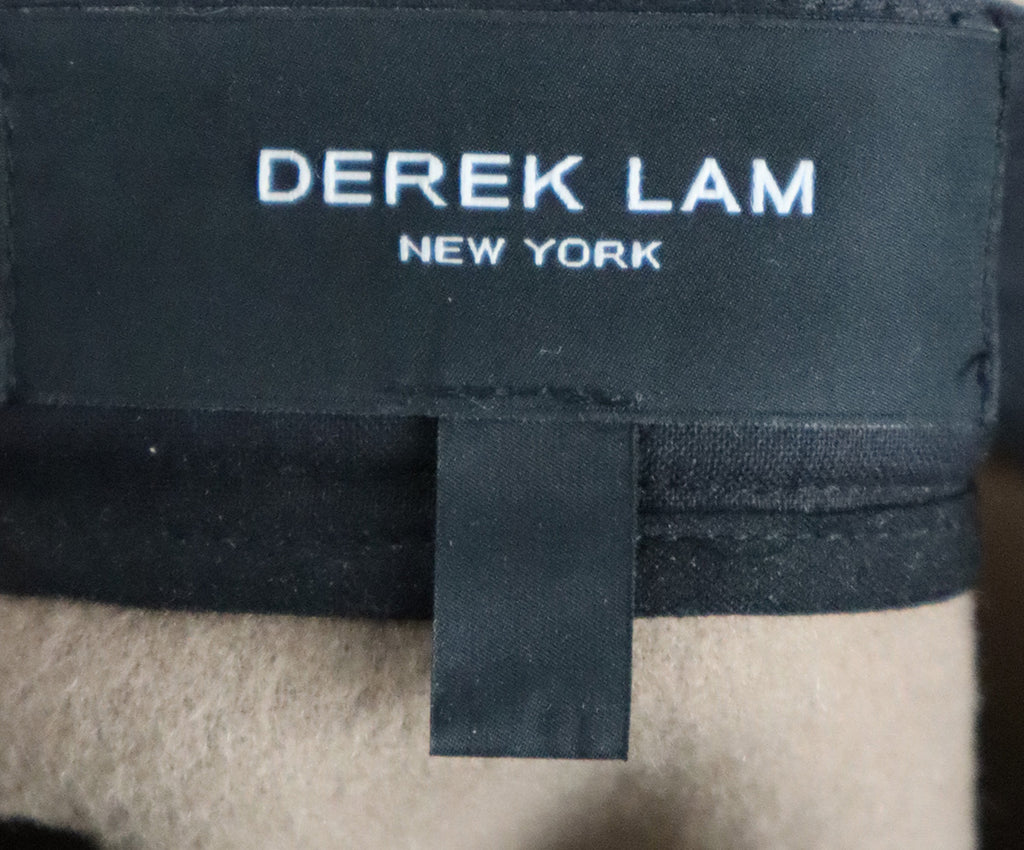 Derek Lam Tan & Black Wool Skirt sz 12 - Michael's Consignment NYC