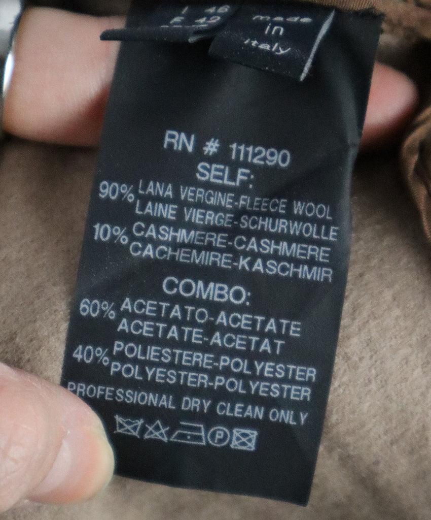 Derek Lam Tan & Black Wool Skirt sz 12 - Michael's Consignment NYC