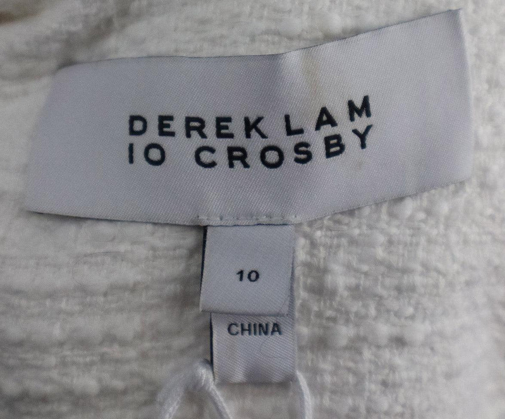 Derek Lam White & Multi Floral Embroidered Jacket sz 10 - Michael's Consignment NYC