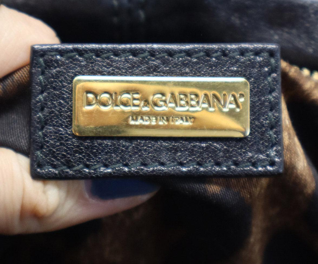 Dolce & Gabbana Black Leather Satchel - Michael's Consignment NYC