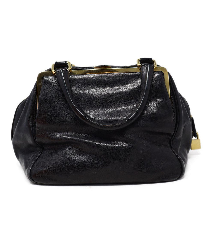 Dolce & Gabbana Black Leather Satchel - Michael's Consignment NYC