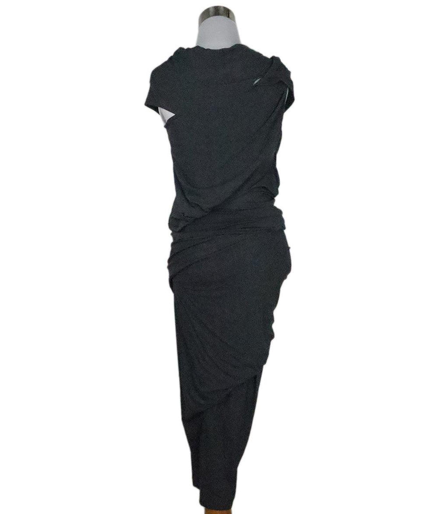 Donna Karan Grey Cotton Skirt Set sz 6 - Michael's Consignment NYC