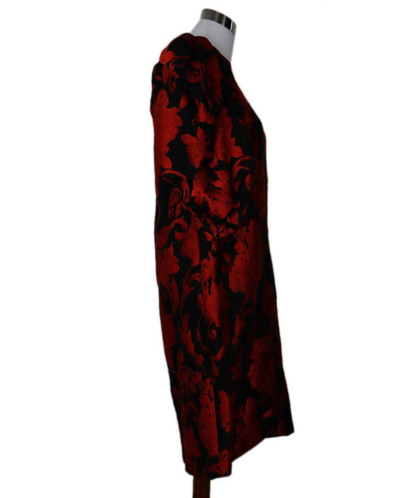 Dries Van Noten Black & Red Embroidered Dress sz 4 - Michael's Consignment NYC