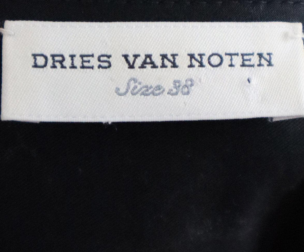Dries Van Noten Black Cotton Dress sz 6 - Michael's Consignment NYC