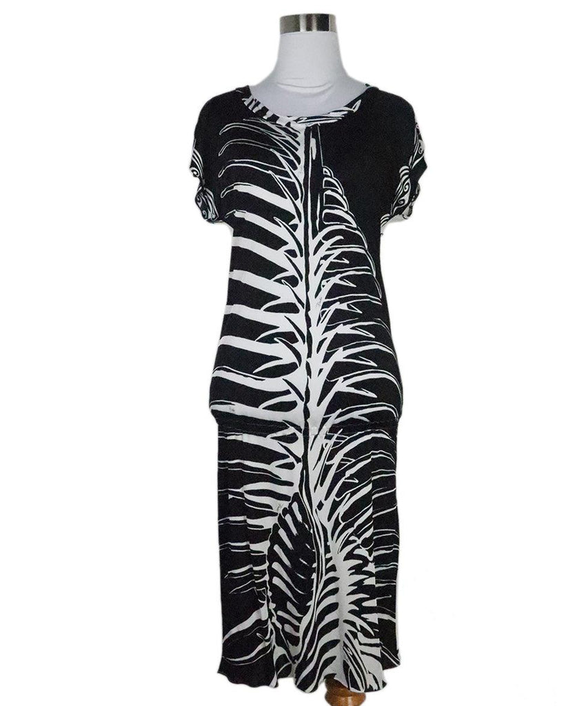 Emilio Pucci B&W Print Dress sz 2 - Michael's Consignment NYC