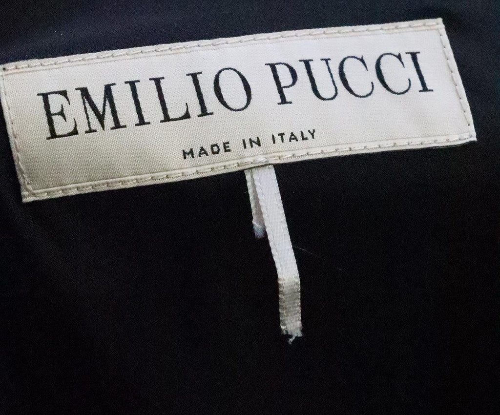 Emilio Pucci Black Wool Dress sz 12 - Michael's Consignment NYC