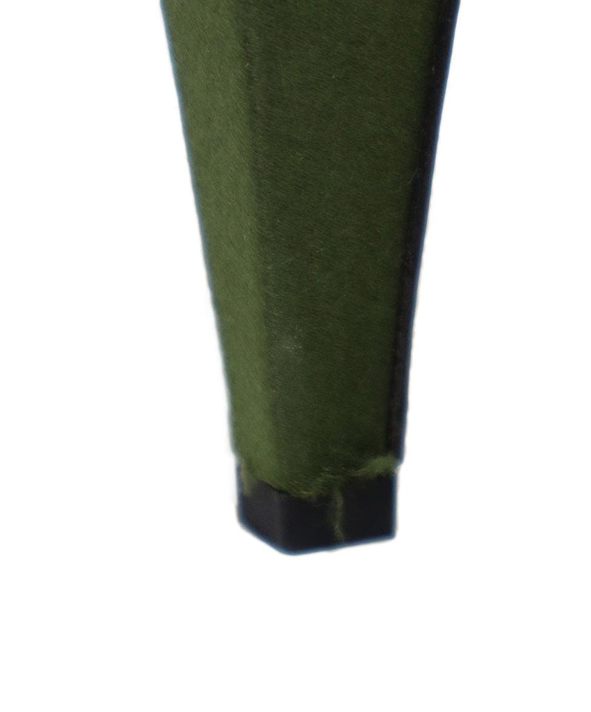 Emilio Pucci Olive Satin Heels sz 10 - Michael's Consignment NYC