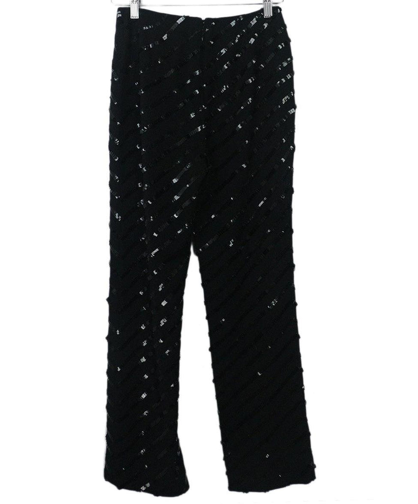 Emporio Armani Black Sequin Pants sz 4 - Michael's Consignment NYC