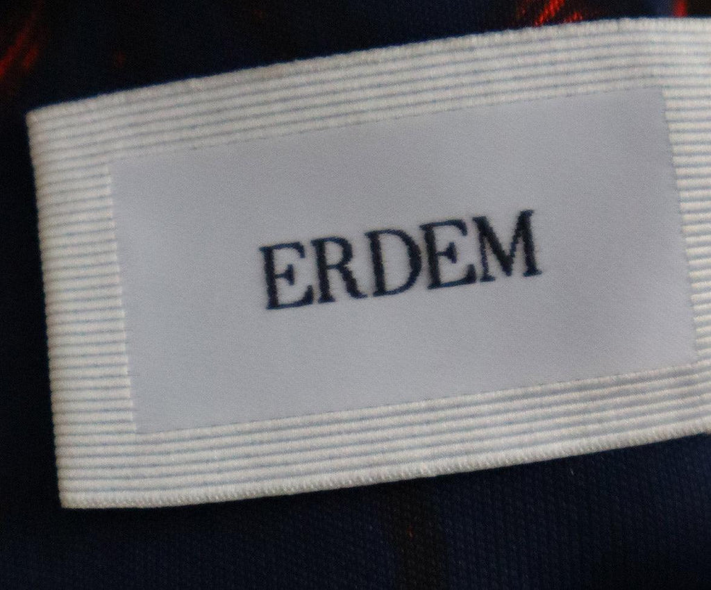 Erdem Blue & Red Print Skirt sz 8 - Michael's Consignment NYC