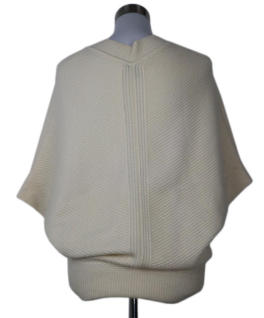Escada Ivory Cashmere V-Neck Sweater sz 2 - Michael's Consignment NYC