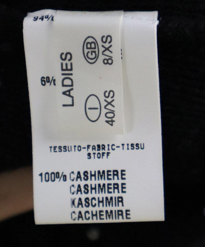 Fabiana Filippi Black Cashmere Sequin Dress sz 4 - Michael's Consignment NYC
