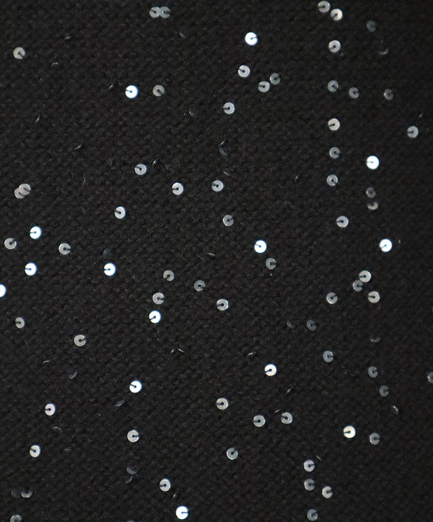 Fabiana Filippi Black Cashmere Sequin Dress sz 4 - Michael's Consignment NYC