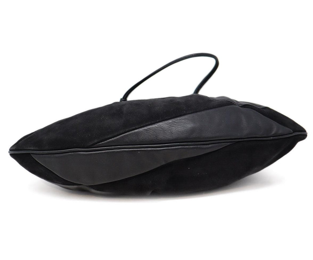 Fendi Black Suede & Lucite Trim Bag - Michael's Consignment NYC