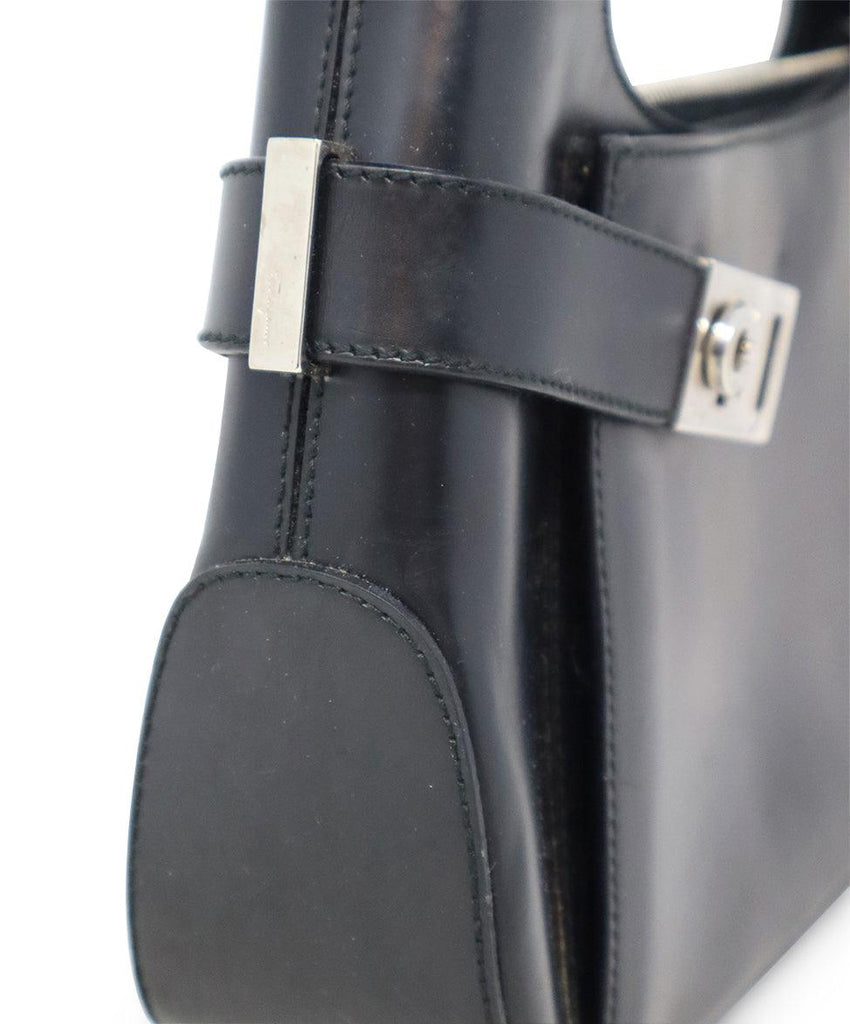 Ferragamo Black Leather Hobo Bag - Michael's Consignment NYC