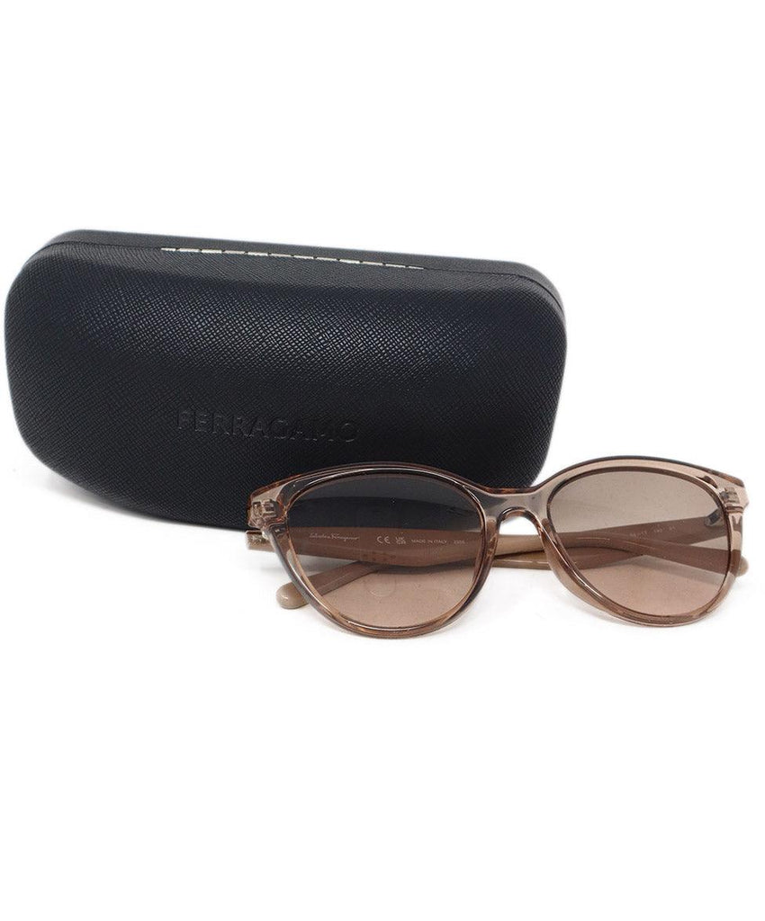Ferragamo Nude Pink Sunglasses - Michael's Consignment NYC