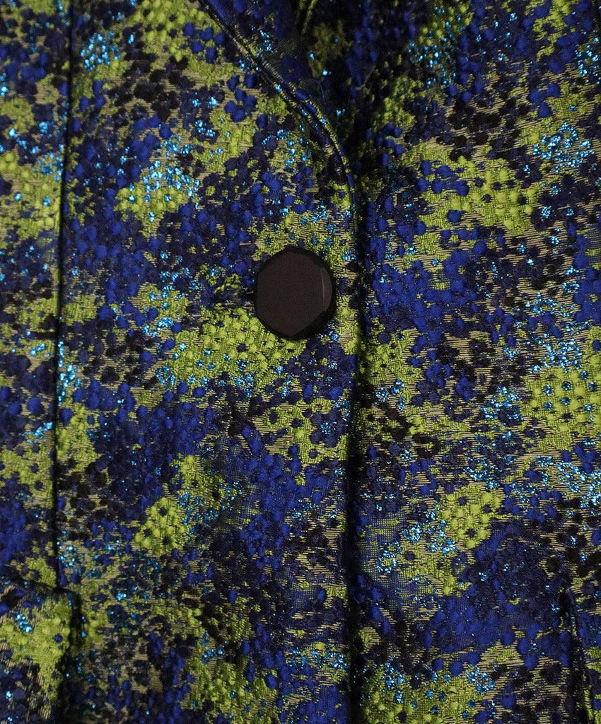 Frederick Anderson Blue & Green Lurex Pantsuit sz 4 - Michael's Consignment NYC