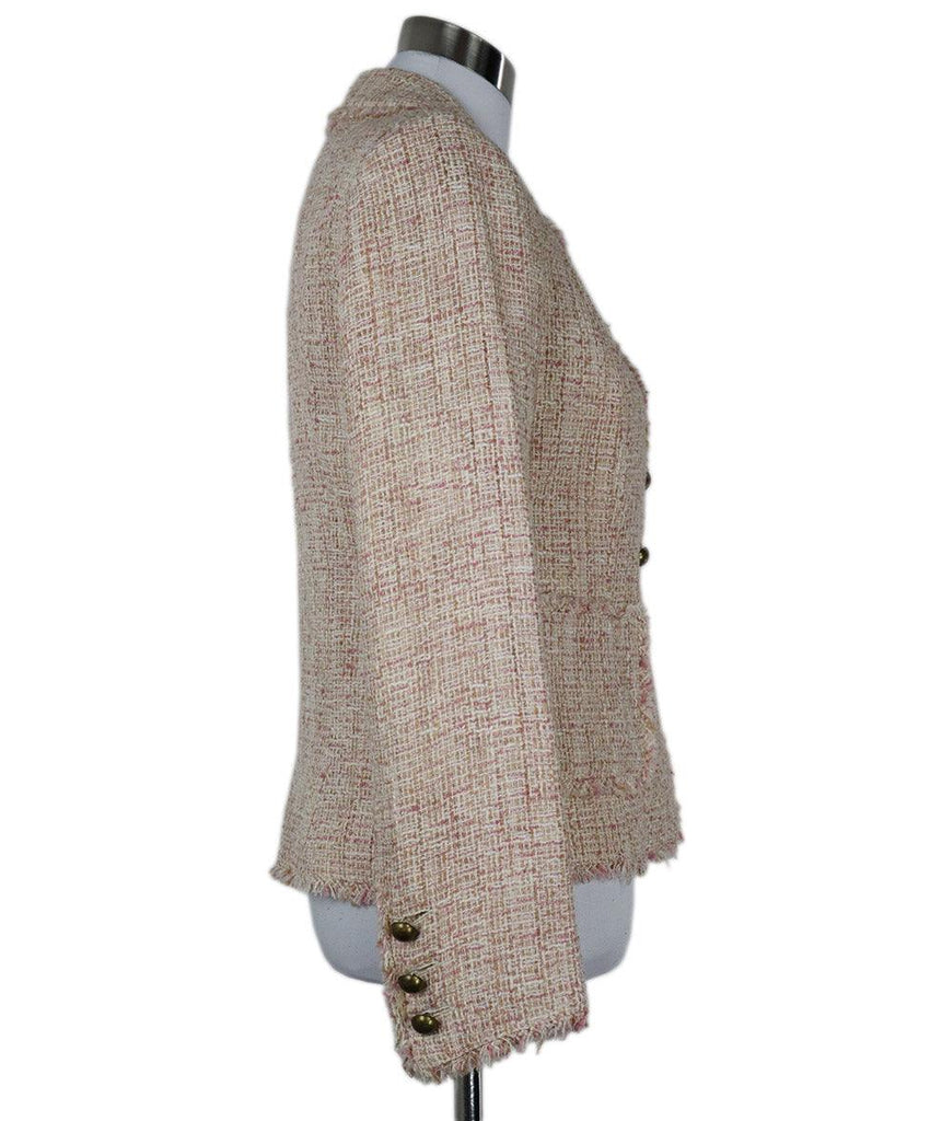 Gerard Darel Pink & Beige Tweed Jacket sz 6 - Michael's Consignment NYC
