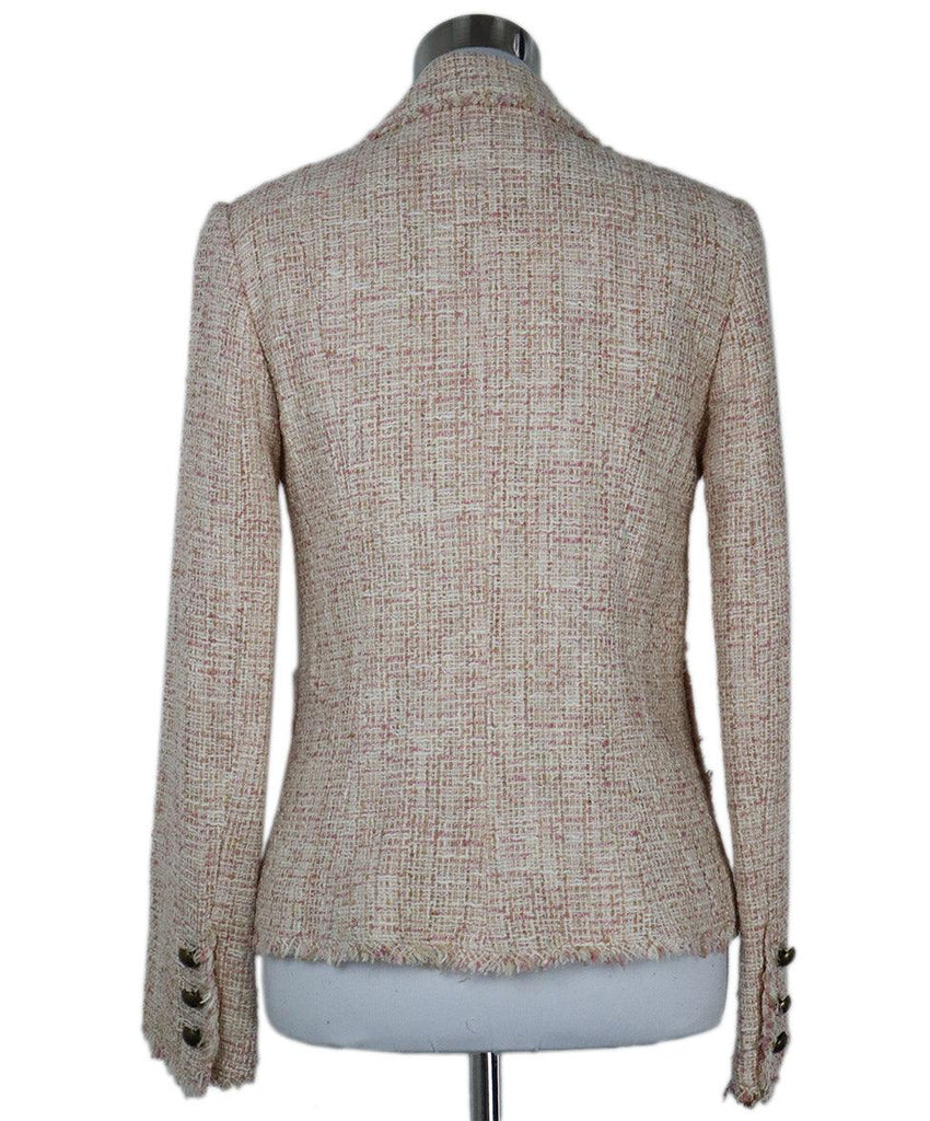 Gerard Darel Pink & Beige Tweed Jacket sz 6 - Michael's Consignment NYC