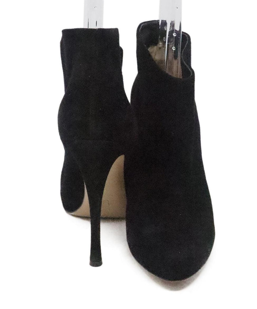 Gianvito Rossi Black Suede Booties sz 9 - Michael's Consignment NYC