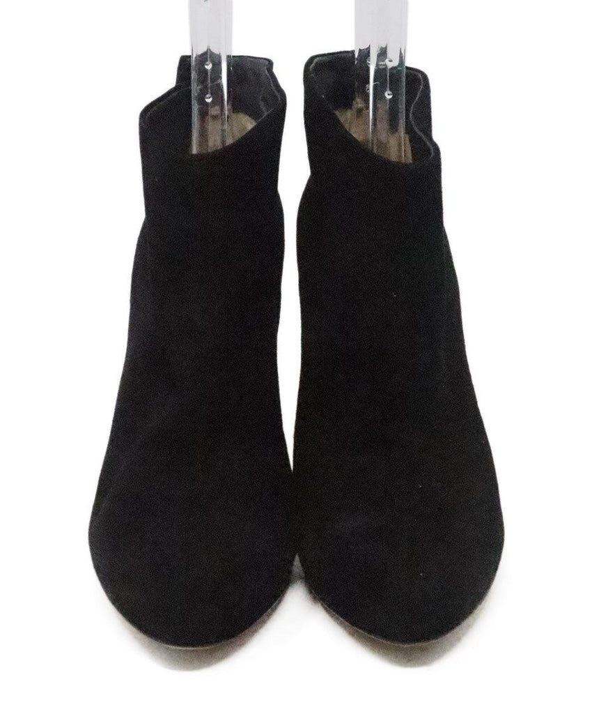 Gianvito Rossi Black Suede Booties sz 9 - Michael's Consignment NYC