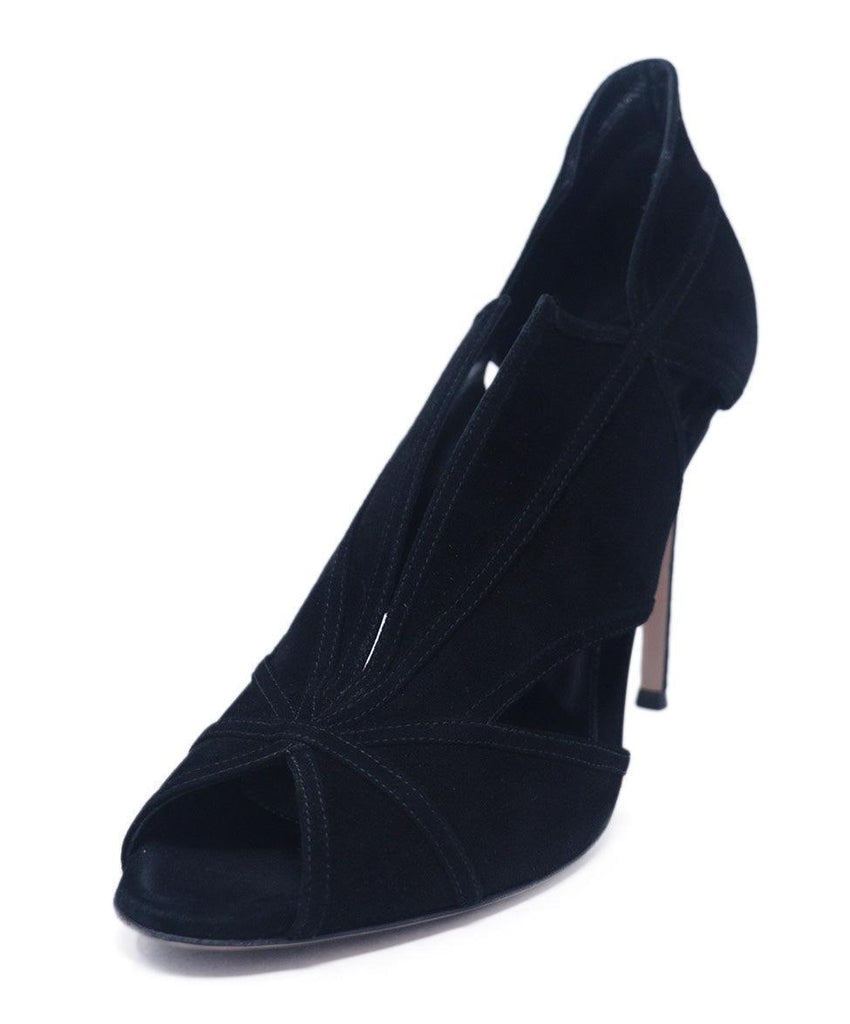 Gianvito Rossi Black Suede Sandals sz 9.5 - Michael's Consignment NYC