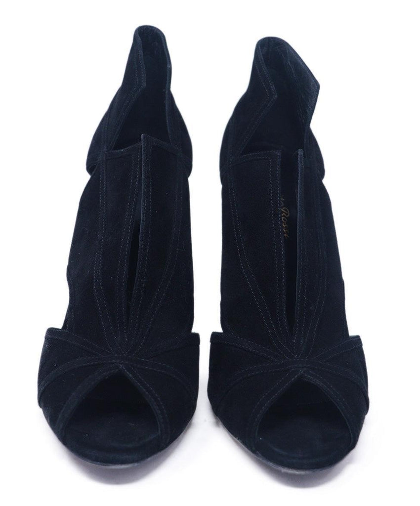 Gianvito Rossi Black Suede Sandals sz 9.5 - Michael's Consignment NYC