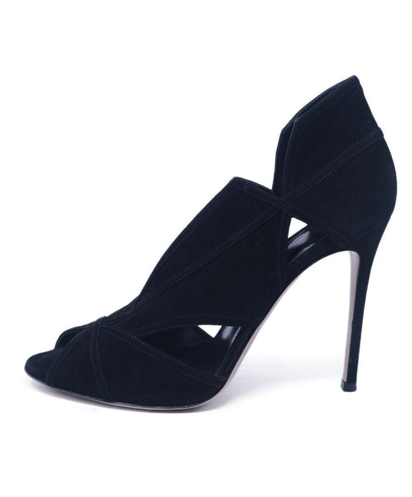 Gianvito Rossi Black Suede Sandals sz 9.5 - Michael's Consignment NYC