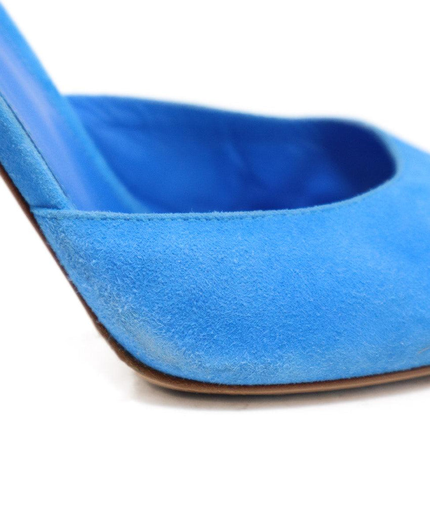 Gianvito Rossi Blue Suede Sandals sz 7.5 - Michael's Consignment NYC