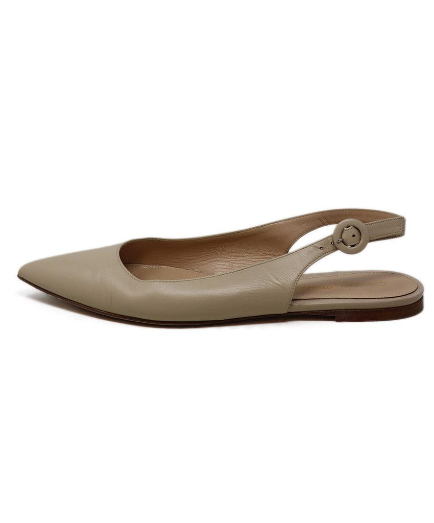 Gianvito Rossi Tan Leather Flats sz 8 - Michael's Consignment NYC