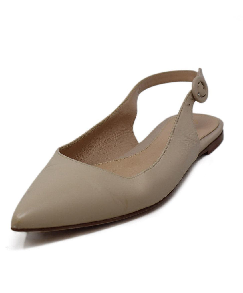 Gianvito Rossi Tan Leather Flats sz 8 - Michael's Consignment NYC