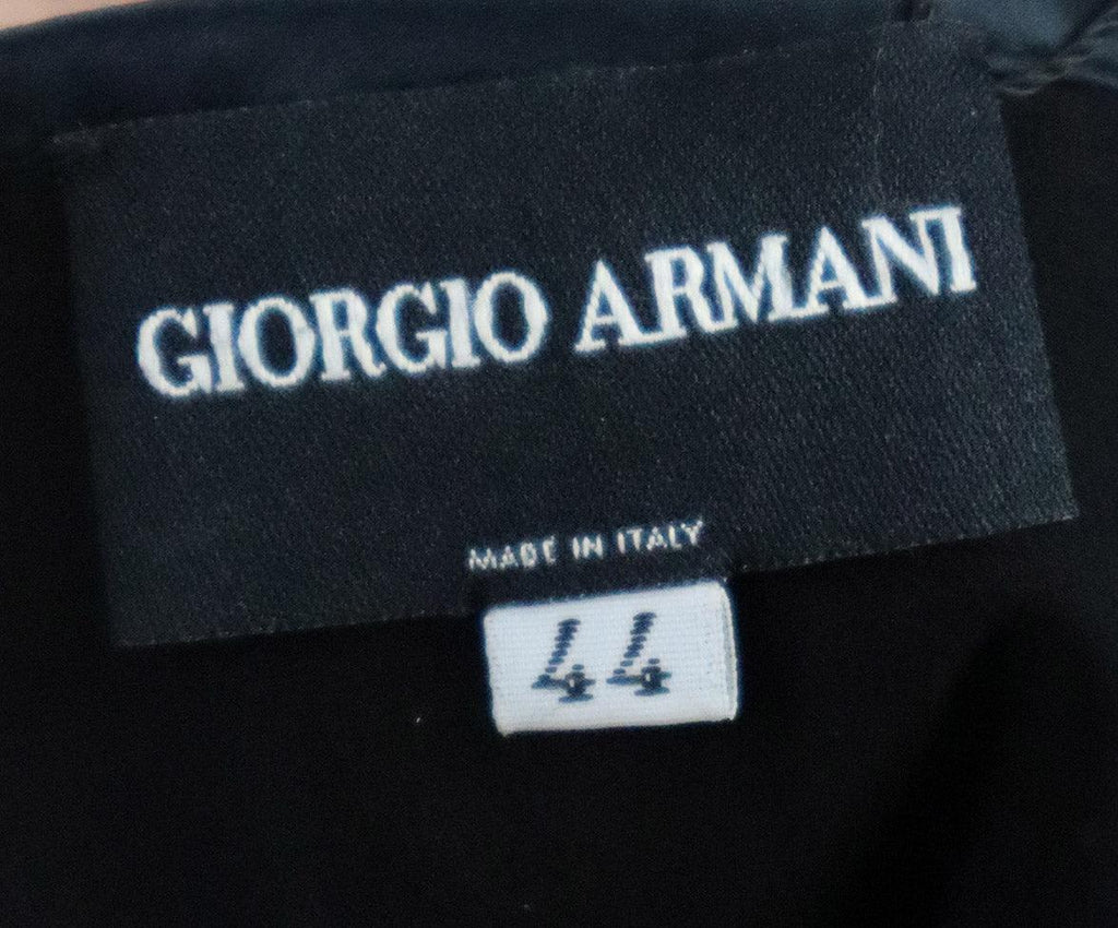 Giorgio Armani B&W Velvet Print Dress sz 8 - Michael's Consignment NYC