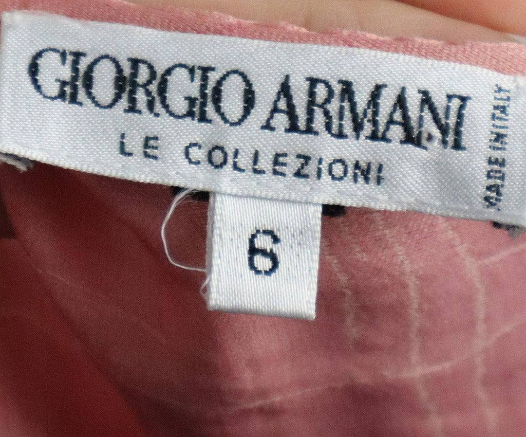 Giorgio Armani Pink Silk Top sz 6 - Michael's Consignment NYC