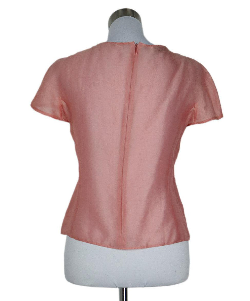 Giorgio Armani Pink Silk Top sz 6 - Michael's Consignment NYC