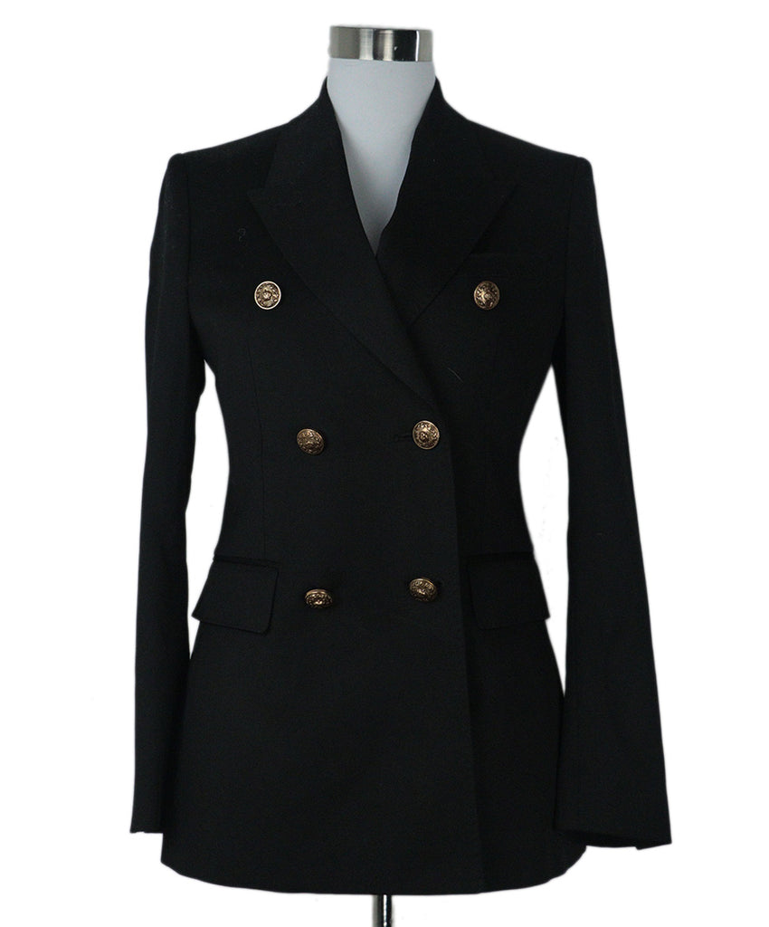 Golden Goose Black Wool Blazer sz 4 - Michael's Consignment NYC