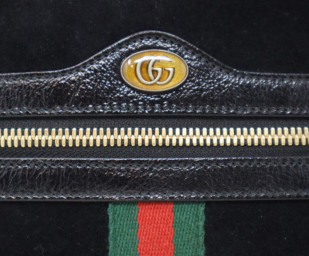 Gucci Black Suede Small Ophidia Bag Fannypack - Michael's Consignment NYC