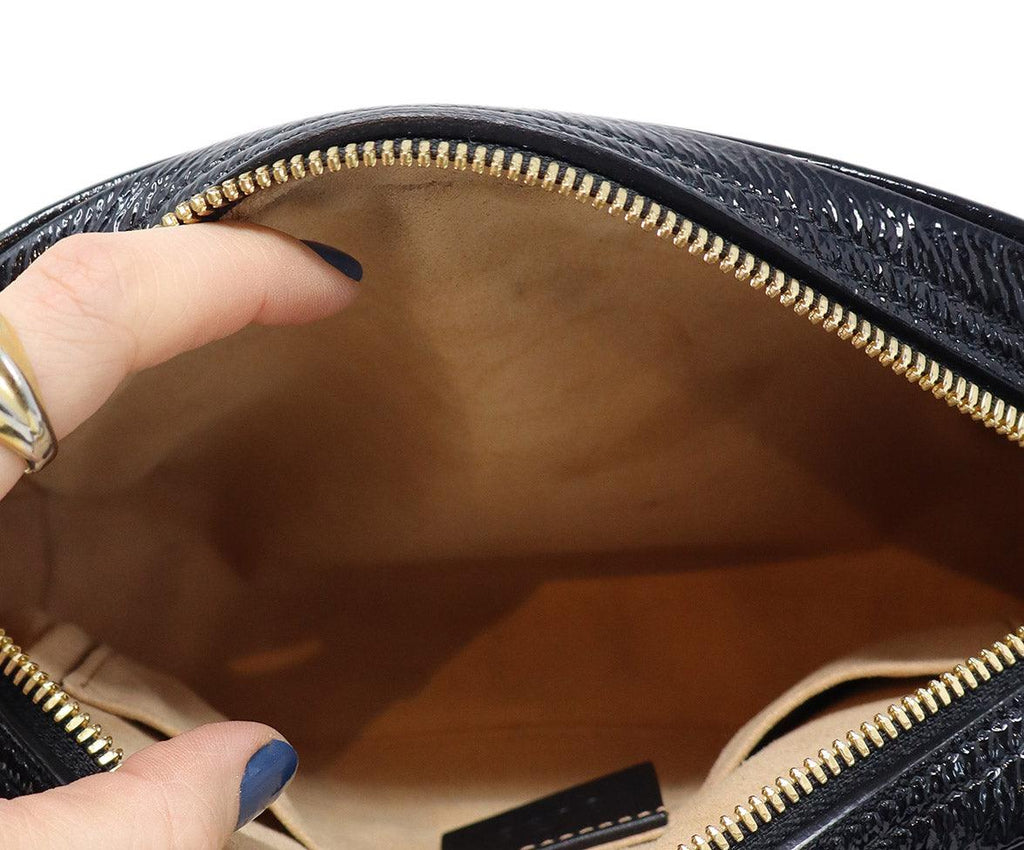 Gucci Black Suede Small Ophidia Bag Fannypack - Michael's Consignment NYC