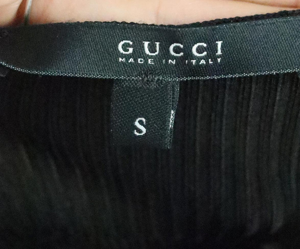 Gucci Black V-Neck Sweater sz 2 - Michael's Consignment NYC