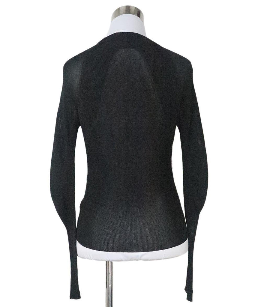 Gucci Black V-Neck Sweater sz 2 - Michael's Consignment NYC