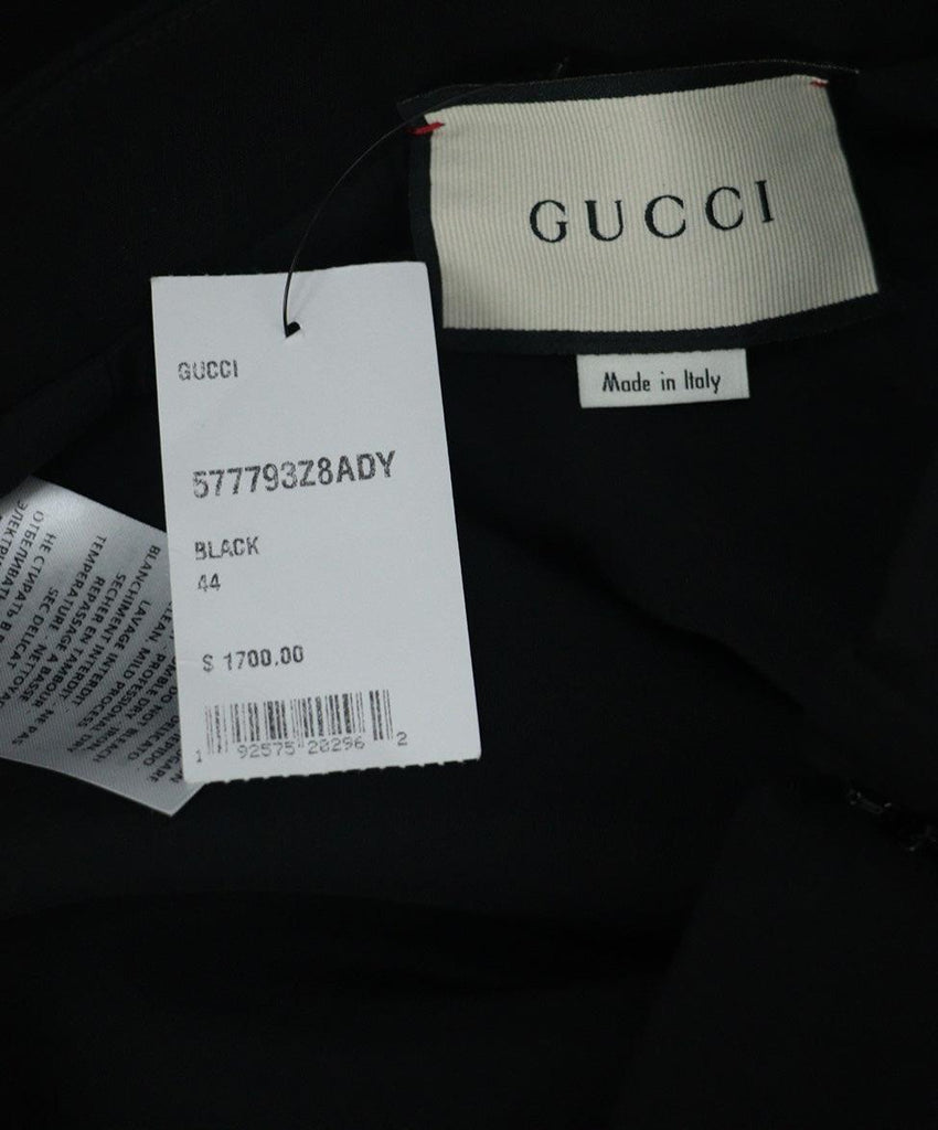Gucci Black Wool & Silk Skirt sz 8 - Michael's Consignment NYC