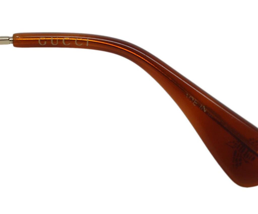 Gucci Brown & Green Sunglasses - Michael's Consignment NYC