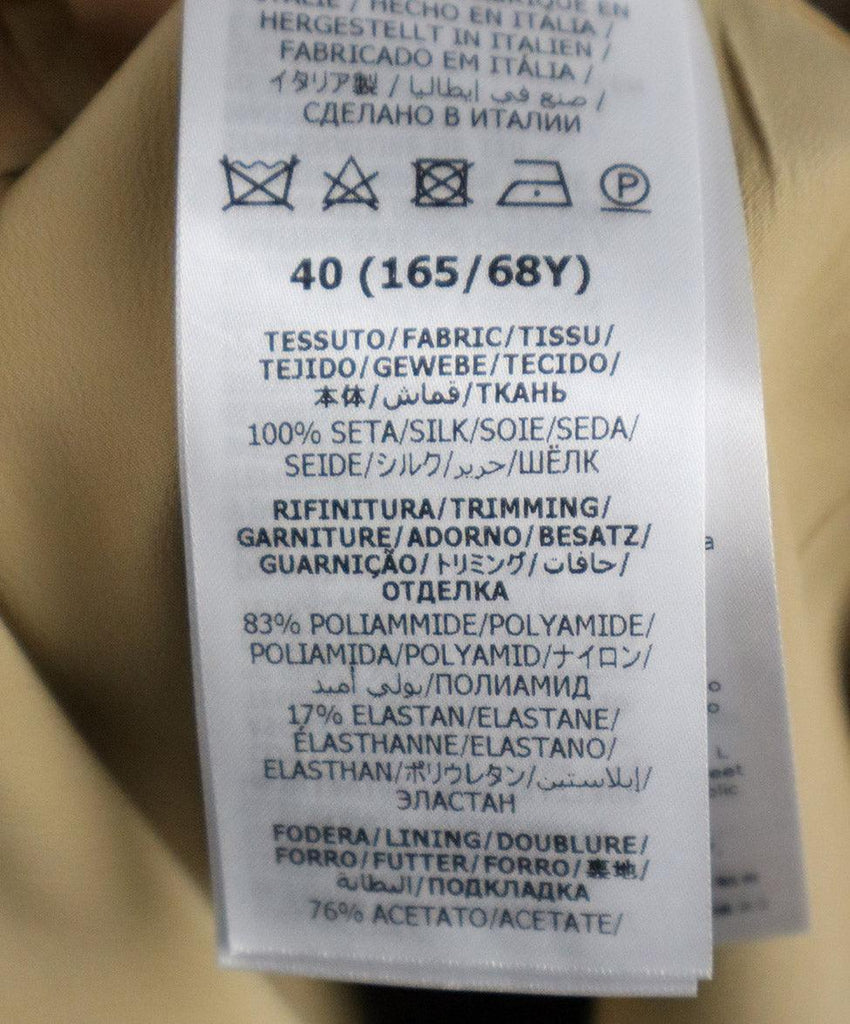 Gucci Champagne Silk Skirt sz 4 - Michael's Consignment NYC