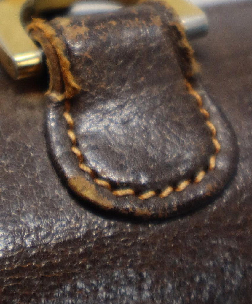 Gucci Vintage Brown Pigskin & Bamboo Bag - Michael's Consignment NYC