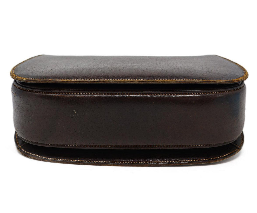 Gucci Vintage Brown Pigskin & Bamboo Bag - Michael's Consignment NYC