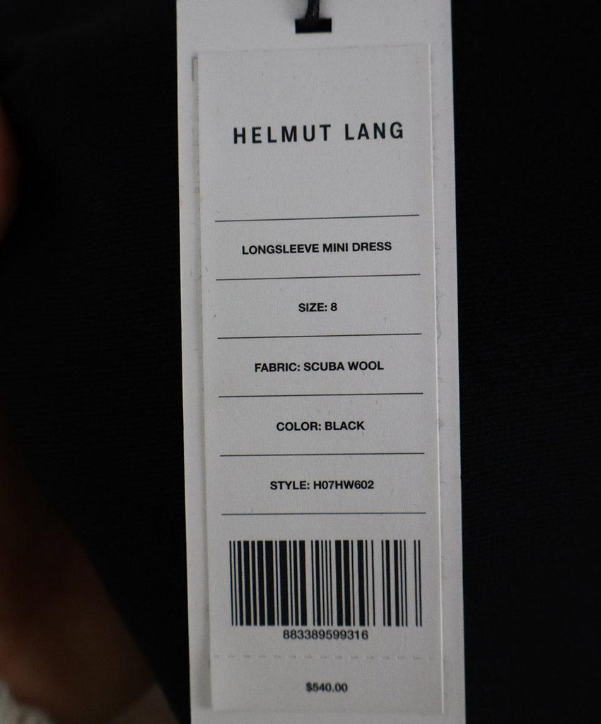 Helmut Lang Black Wool Cutouts Dress sz 8 - Michael's Consignment NYC
