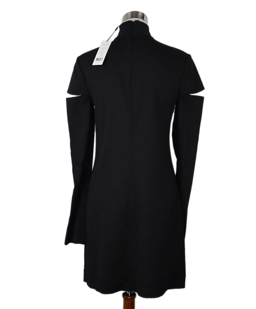 Helmut Lang Black Wool Cutouts Dress sz 8 - Michael's Consignment NYC