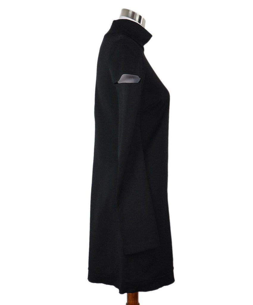 Helmut Lang Black Wool Cutouts Dress sz 8 - Michael's Consignment NYC
