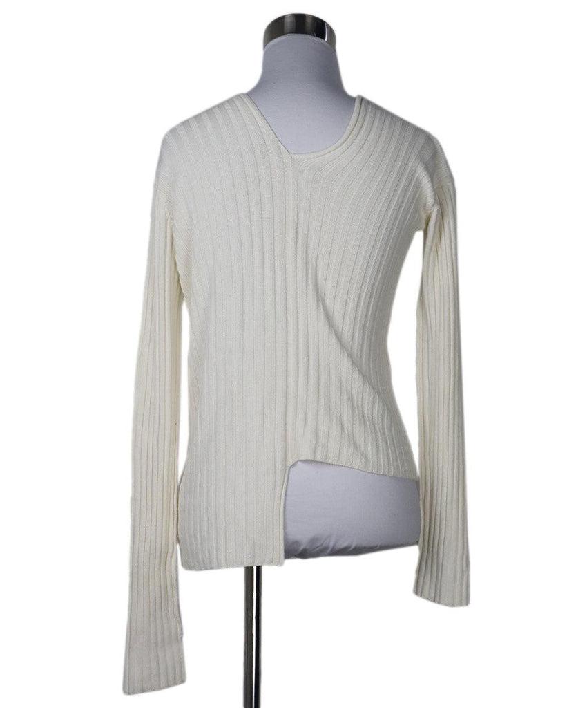 Helmut Lang Ivory Cotton Sweater sz 2 - Michael's Consignment NYC