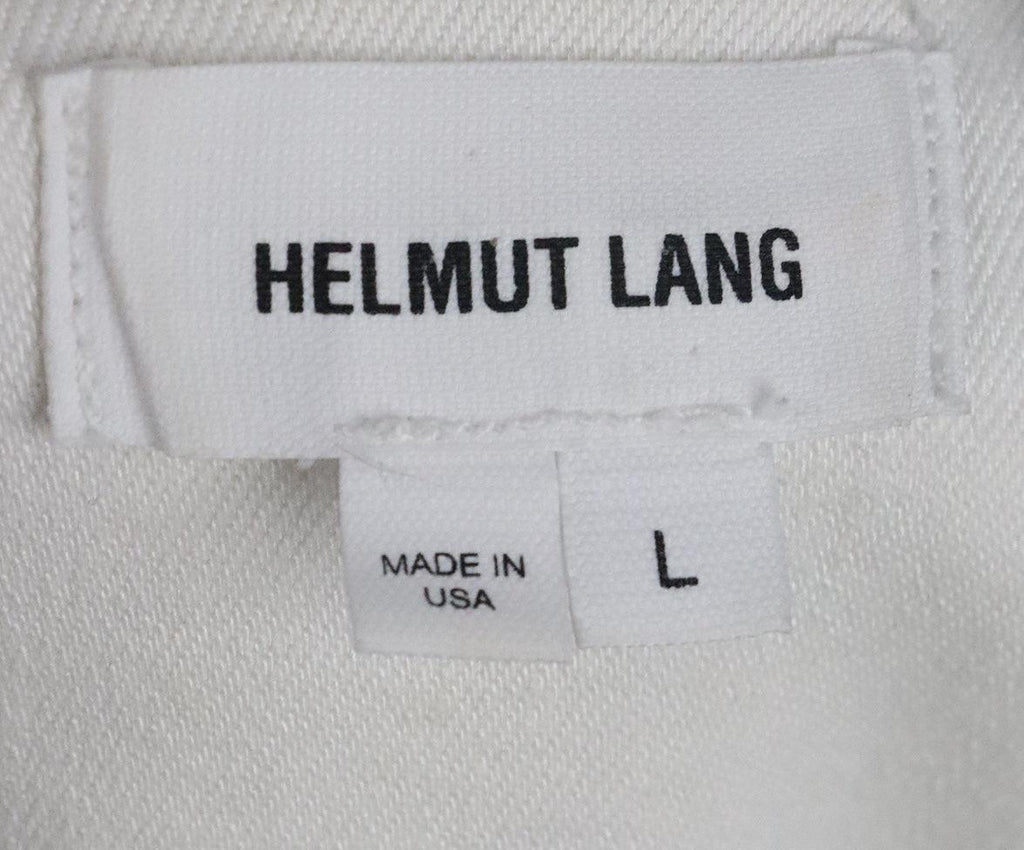 Helmut Lang White Cotton Jacket sz 8 - Michael's Consignment NYC
