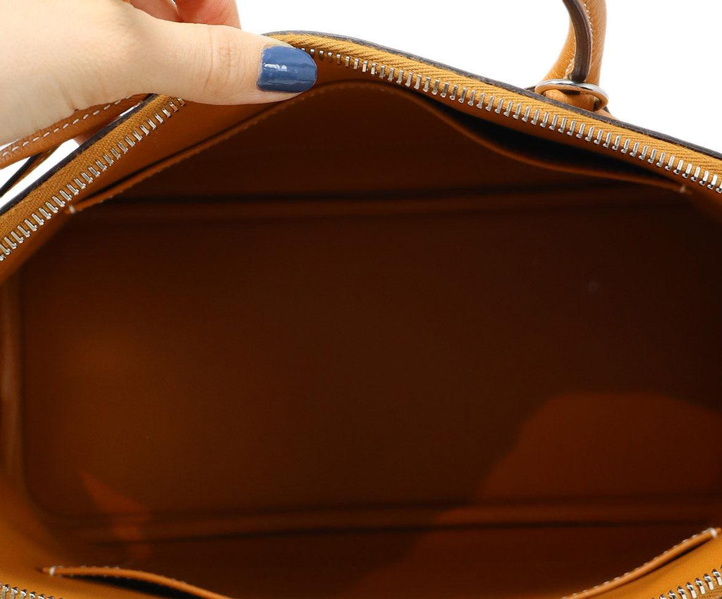 Hermes 2017 Gold Togo Leather Bolide 31 Bag - Michael's Consignment NYC